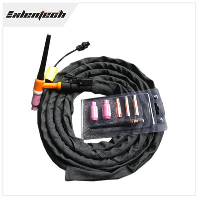 4M 8M Panjang Adjustable Tig Mig Welder Aksesoris Gas Cooled WP17 TIG Torch