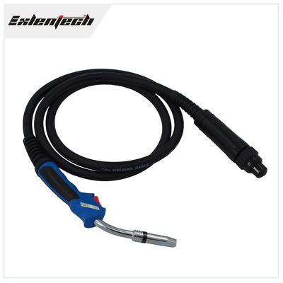 24KD Gas Cooled Co2 Mig Mag Welding Torch 3m 4m 5m Dengan Konektor Euro