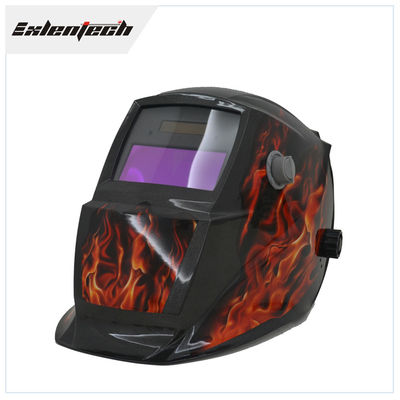 Helm Pengelasan Penggelapan Otomatis Bertenaga Surya Berwarna-warni DIN4 Light State Shade