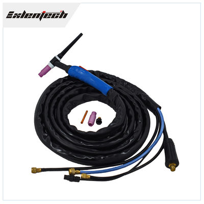 CE 4m Wp18 TIG Air Cooled Mig Torch Gun Untuk Stainless Steel