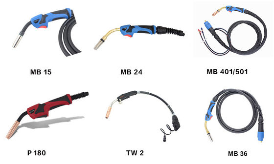CO2 Gas Euro 200A Mig Welding Machine Torch 3m Untuk Inverter welder