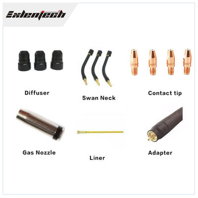OEM ODM Mig Welder Torch Parts penggantian CCC Disetujui