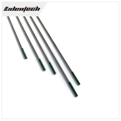 Green Head TIG Welding Tungsten Electrodes Umur Panjang OEM